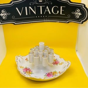 VTG 1920c Bavaria #3405 Germany Antique Cigarette holder. Porcelain Hand Painted